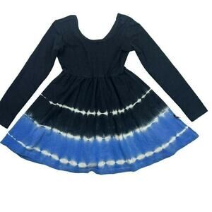 Rags Tie Dye Long Sleeved Swing Dress